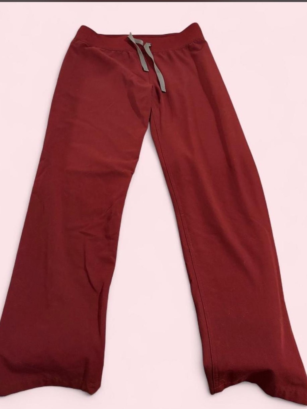 Women’s FIGS Burgundy Livingston Scrub Pants
